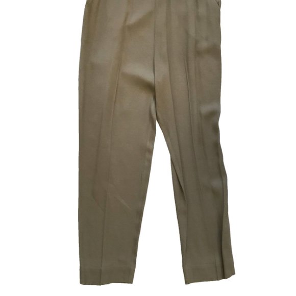 Rag & Bone Tia Overalls Jumpsuit Womens 6 Medium Olive Green Twill Jacquard Bib - Picture 10 of 13